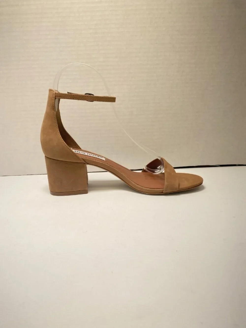 Steve Madden Irenee Women's Brown Nude Strap Heel Sandal Sz 7